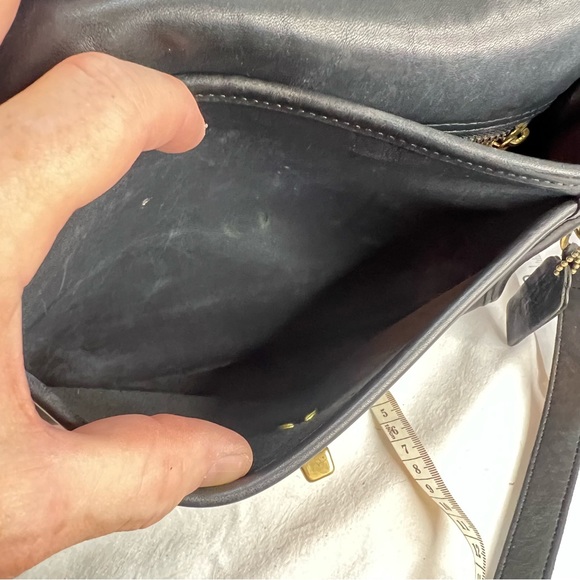 Coach Black Leather Crossbody Bag - Picture 8 of 11